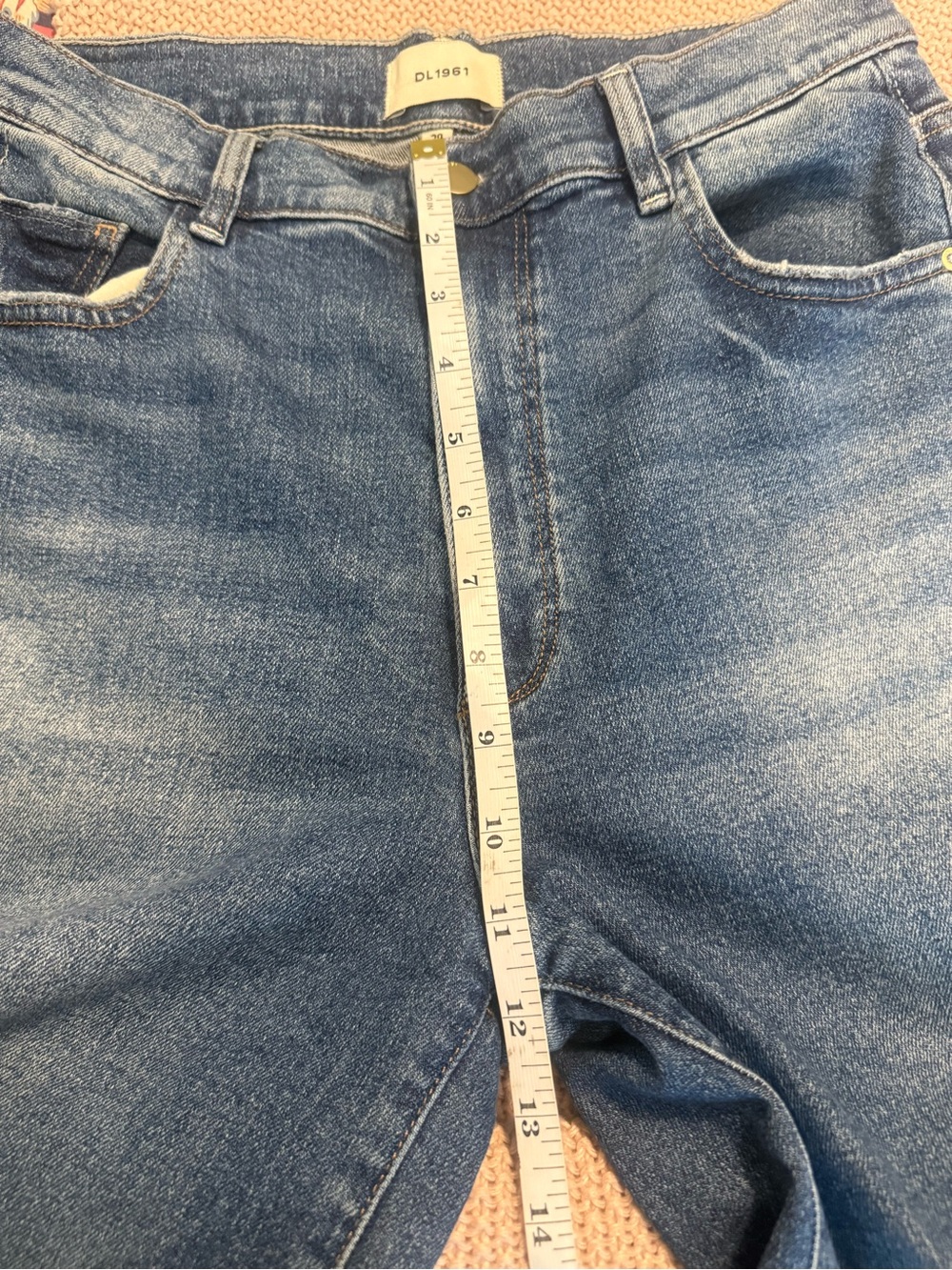 DL1961 Hepburn Wide-Leg High-Rise Jeans in West Lake 32” Inseam Size 29 - Picture 12 of 13